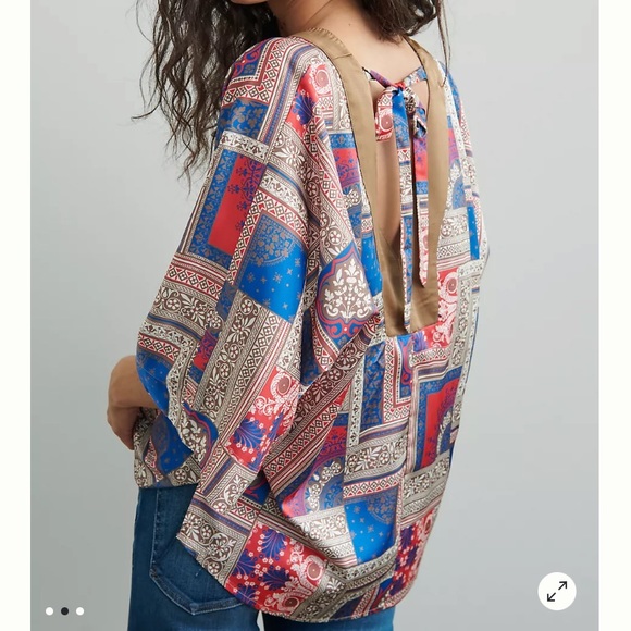 Anthropologie Porridge Felicity Tunic Blouse Size Small - Picture 3 of 6